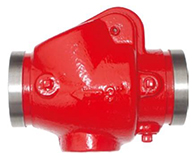 Model FCG01 350PSI Grooved-End Swing Check Valve